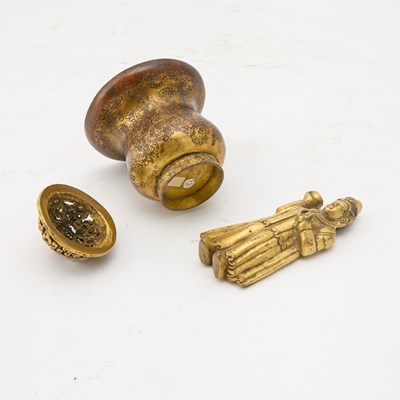 Lot 66 - A Mongolian Gilt Bronze Bodhisattva