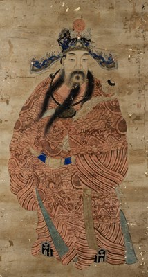 Lot 149 - A Chinese School Painting of Fu God