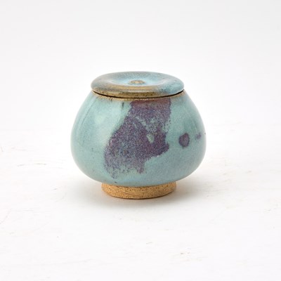 Lot 630 - A Chinese Jun Type Covered Waterpot