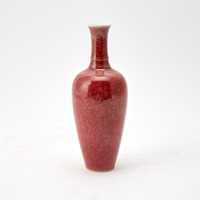 Lot 269 - A Chinese Peachbloom Glazed Porcelain Vase