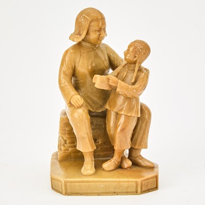 Lot 563 - A Chinese Soapstone Figural Carving
