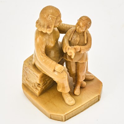 Lot 563 - A Chinese Soapstone Figural Carving