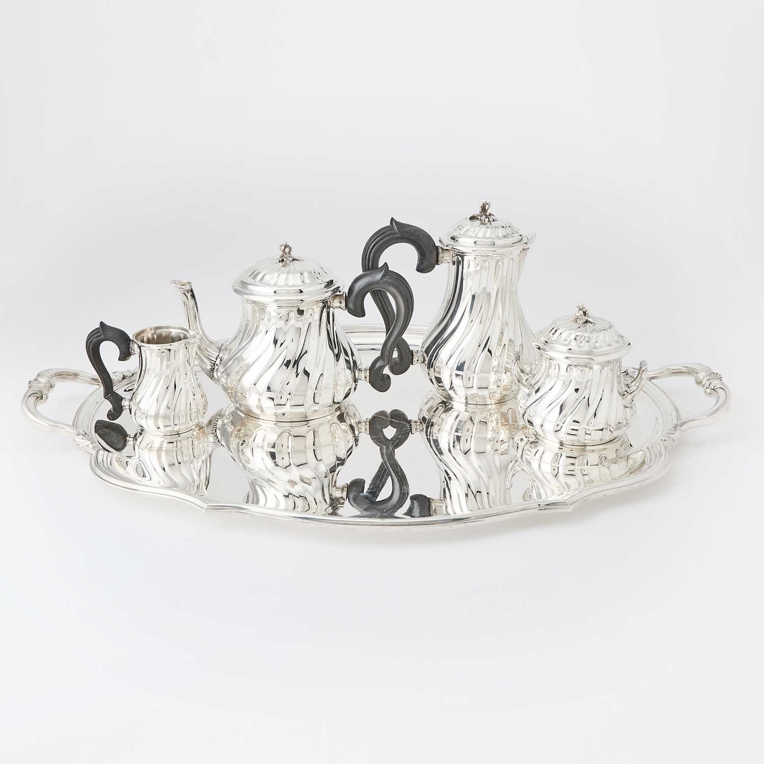 Lot 170 - Puiforcat Sterling Silver Tea and Coffee Service