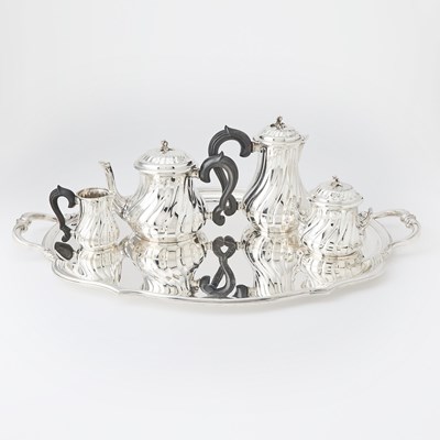 Lot 170 - Puiforcat Sterling Silver Tea and Coffee Service