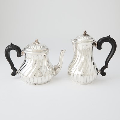 Lot 170 - Puiforcat Sterling Silver Tea and Coffee Service