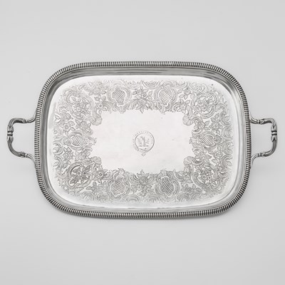 Lot 122 - George III Sterling Silver Two Handled Tray