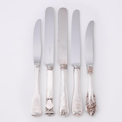 Lot 704 - Group of Sterling Silver-Handled Flatware