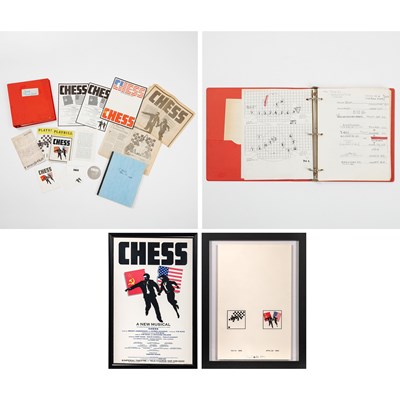 Lot 535 - Jake Bell’s Production Script for the moving towers in Chess