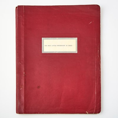 Lot 536 - A rare script for The Best Little Whorehouse in Texas