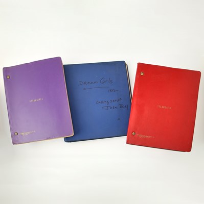 Lot 533 - Jake Bell’s annotated production script, show jacket and materials from Dreamgirls