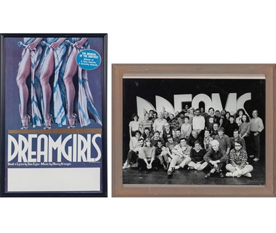 Lot 533 - Jake Bell’s annotated production script, show jacket and materials from Dreamgirls