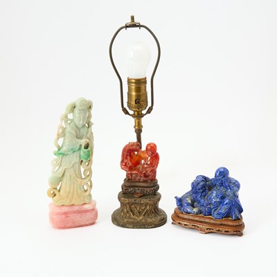 Lot 39 - Three Chinese Hardstone Carvings