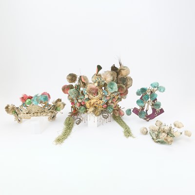 Lot 152 - A Group of Chinese Peking Opera Headdresses and Ornaments