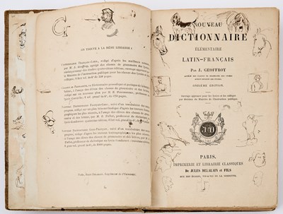 Lot 305 - The Latin Grammar of Toulouse-Lautrec, illustrated with hundreds of small drawings