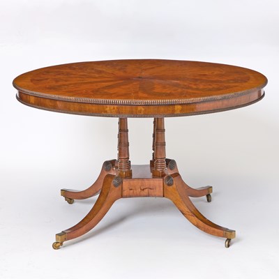 Lot 529 - William IV Inlaid Mahogany Breakfast Table