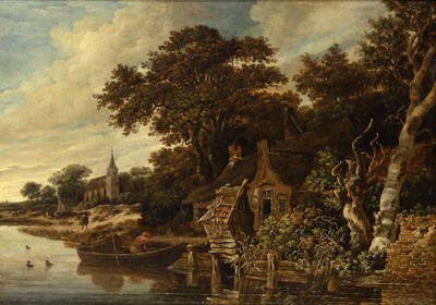 Lot 36 - Follower of Meindert Hobbema