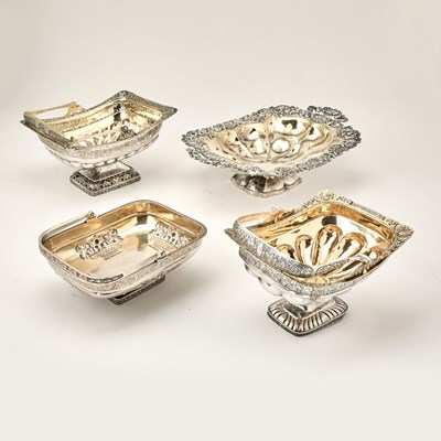 Lot 68 - Group of Russian Style Silver Table Articles
