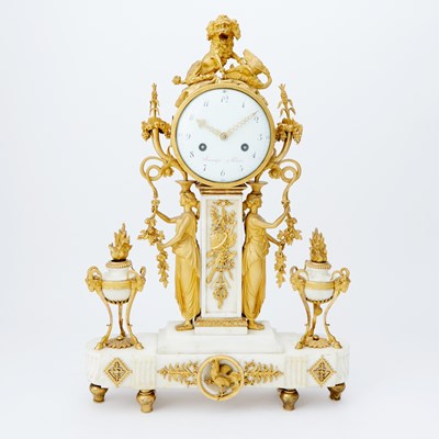 Lot 207 - Louis XVI Ormolu Mantel Clock
