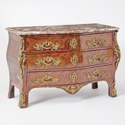 Lot 544 - Louis XV Gilt-Bronze Mounted Kingwood Marquetry Commode
