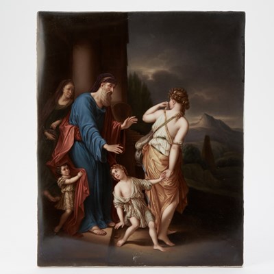 Lot 248 - A Berlin K.P.M. Porcelain Plaque