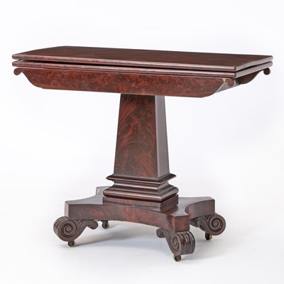 Lot 246 - American Classical Mahogany Games Table