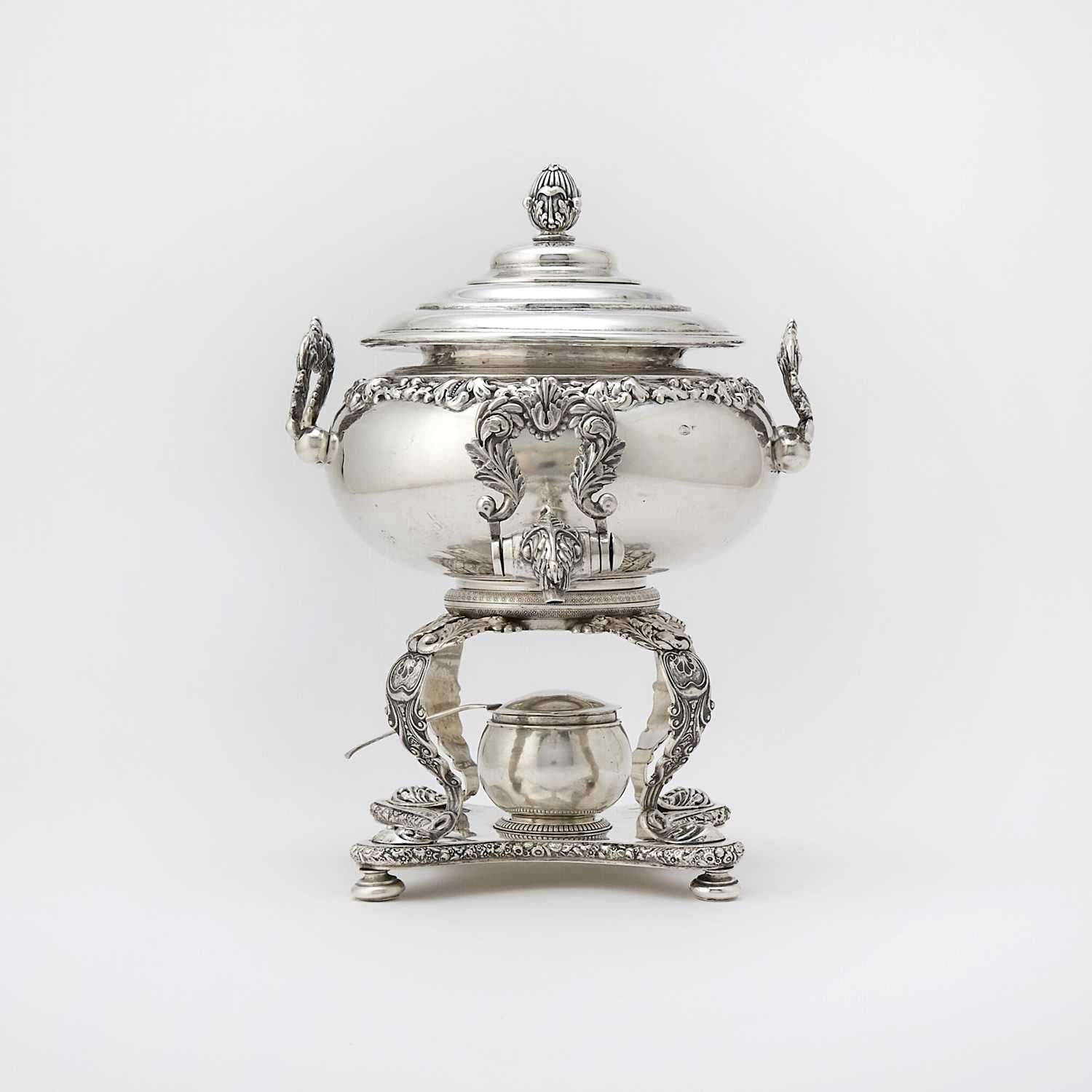 Lot 72 - Austrian Silver Tea Urn