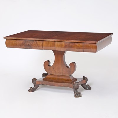Lot 261 - Baltic Neoclassical Mahogany Writing Table
