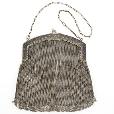 Lot 2296 - Mixed Metal Mesh Evening Bag