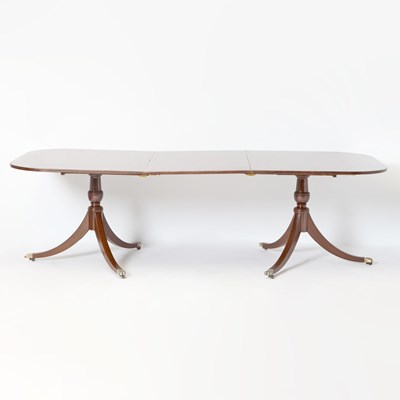 Lot 180 - Regency Mahogany Double Pedestal Dining Table
