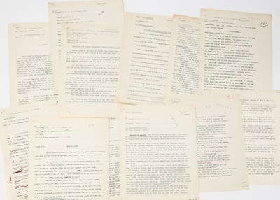 Lot 607 - A file of background reporting for the May 1956 Time cover story on Marilyn Monroe