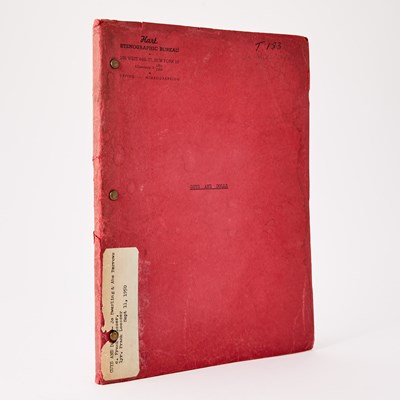 Lot 562 - Jo Mielziner's copy of "Guys and Dolls"