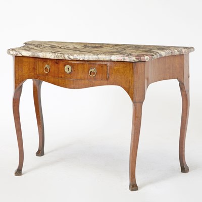 Lot 256 - Continental Fruitwood Side Table