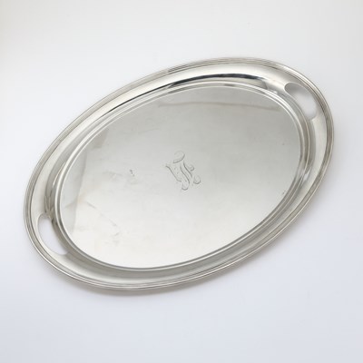 Lot 705 - International Silver Co. Sterling Silver Two-Handled Tray