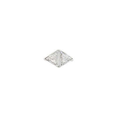 Lot 1120 - Platinum and Diamond Ring