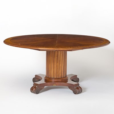 Lot 134 - Regency Style Mahogany Dining Table