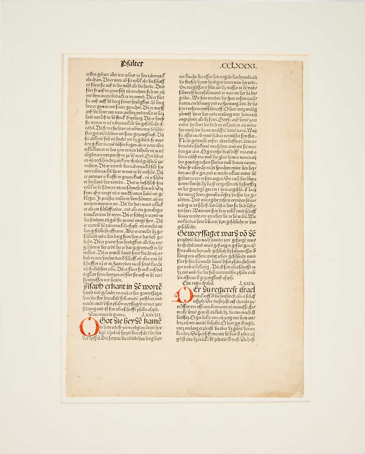 Lot 92 - An interesting group of leaves from early printed books