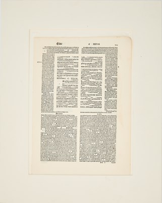 Lot 92 - An interesting group of leaves from early printed books