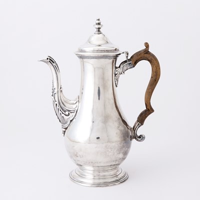 Lot 105 - George III Sterling Silver Coffee Pot