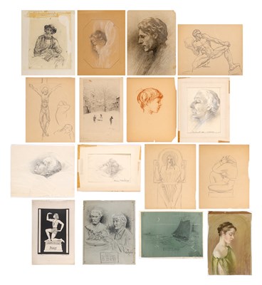 Lot 29 - Group of drawings by various artists, including Malvina Cornell Hoffman