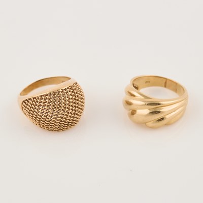 Lot 74 - Two Gold Rings, 14K 13 dwt.