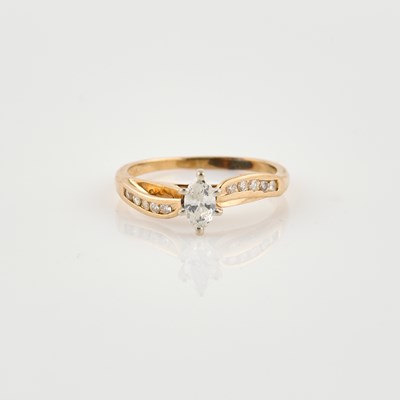 Lot 137 - Diamond Ring, 14K 1 dwt.