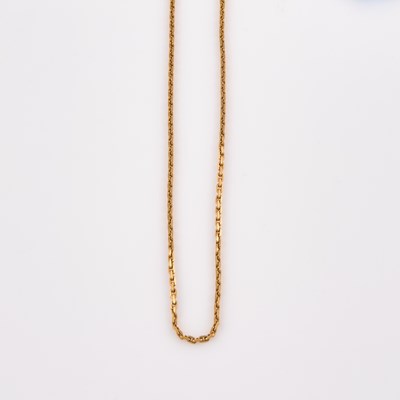 Lot 217 - Gold Neck Chain, 21K 10 dwt.