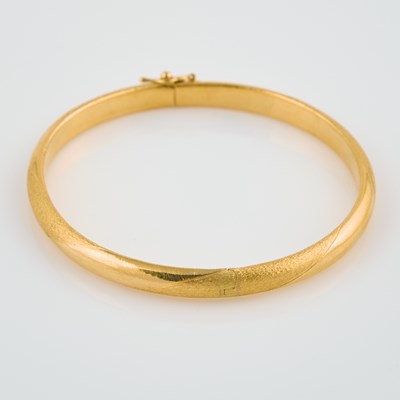 Lot 277 - Gold Rigid Bracelet, 24K 10 dwt.