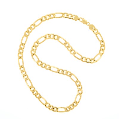 Lot 38 - Gold Figaro Link Chain Necklace