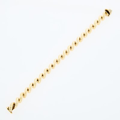 Lot 7 - Gold San Marco Link Bracelet
