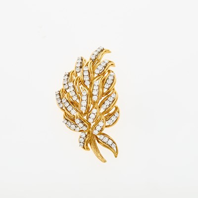 Lot 42 - Gold and Diamond Brooch