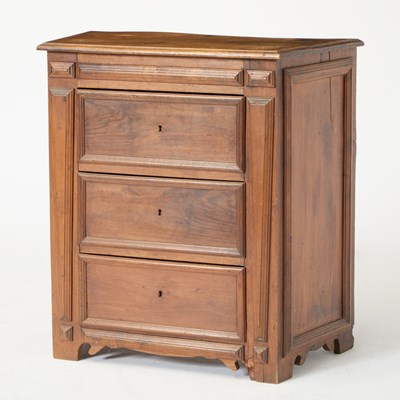 Lot 528 - Continental Walnut Side Cabinet