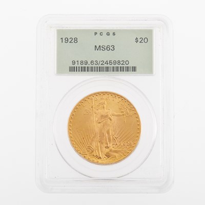 Lot 506 - United States 1928 $20 St. Gaudens Double Eagle PCGS MS-63