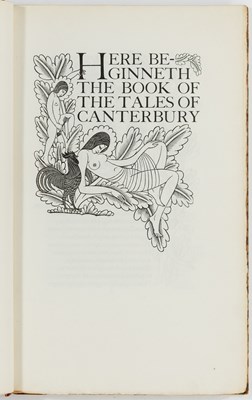 Lot 251 - The Eric Gill Chaucer