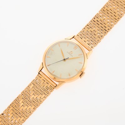 Lot 98 - Omega Gentleman's Rose Gold Wristwatch